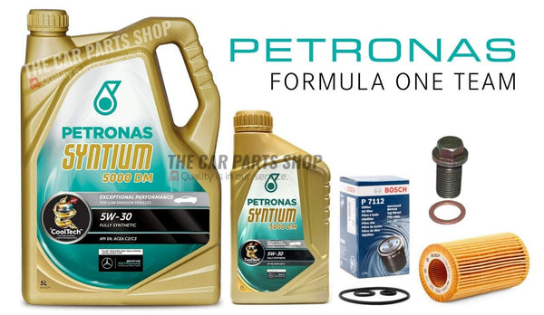 FOR MERCEDES B-CLASS B180 CDI W246 6L PETRONAS OIL CHANGE BOSCH SERVICE KIT