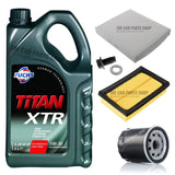 SERVICE KIT FOR TOYOTA AYGO 1.0 PETROL 1KR-FE 5L 5W30 & AIR OIL POLLEN PLUG