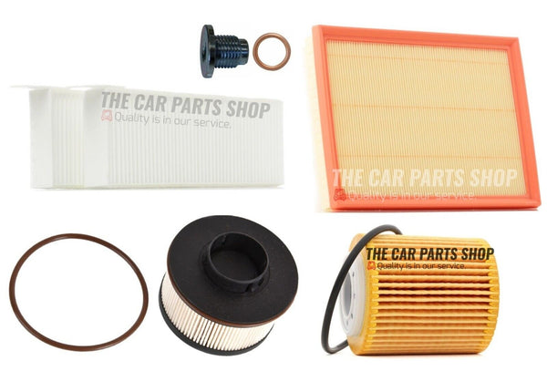 FOR  PEUGEOT 3008 1.5 HDI 2016+ MK2 SERVICE FILTER KIT ALL NEW FILTERS AND PLUG