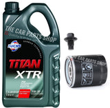FITS FORD FOCUS 1.6 ZETEC 11-14 5L FUCHS OIL CHANGE SERVICE KIT
