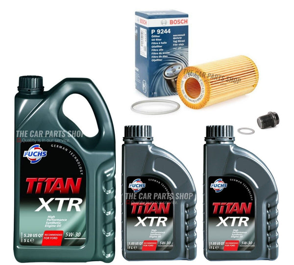 7L FUCHS XTR BOSCH SERVICE KIT SERVICE KIT FOR FORD FOCUS ST-3 2.5 PETROL 2004+