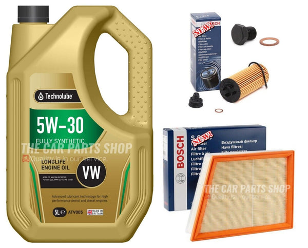 5L LONGLIFE & AIR OIL FILTER FOR BMW X1 XDRIVE20D M-SPORT F48