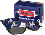 FOR VW GOLF R MK7 BORG AND BECK PREMIUM FRONT BRAKE PADS SET