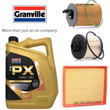 FOR VAUXHALL COMBO 1.6 MK3 18-22 SERVICE KIT 5L 0W30 & AIR OIL FUEL
