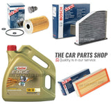 TO FIT VW PASSAT CC 2.0 TDI 2008-2012 BOSCH SERVICE KIT 4L CASTROL & 3 FILTERS