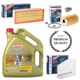 BOSCH AIR OIL POLLEN FITS VW TOURAN 1.6 TDI 2010-2015 BOSCH SERVICE KIT NEW