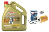 CASTROL 5L OIL CHANGE SERVICE KIT FITS VW TOURAN 1.6 TDI 2010-2015