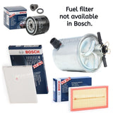 FULL BOSCH FILTER SERVICE KIT FOR NISSAN QASHQAI ACENTA PLUS 2 1.5 DCI MK1 J10