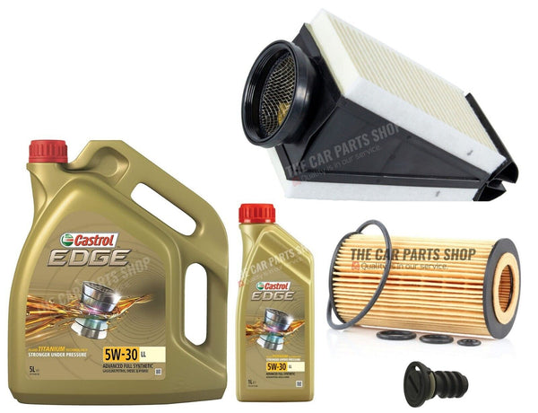 FITS MERCEDES C-CLASS C300 BLUETEC W205 SERVICE KIT AIR OIL FILTER & 6L CASTROL