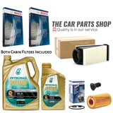 FITS MERCEDES C300 BLUETEC HYBRID W205 BOSCH SERVICE KIT PETRONAS 6L & 4 FILTERS