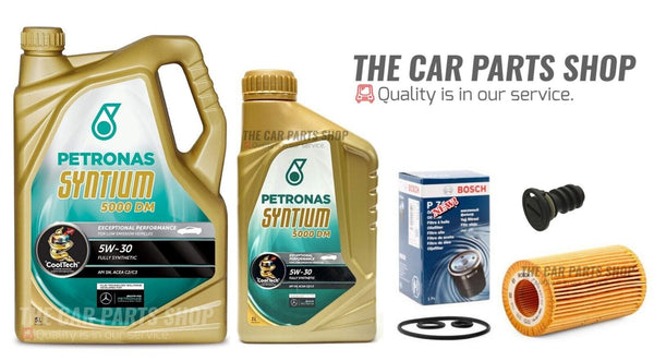 FITS MERCEDES C300 BLUETEC HYBRID W205 PETRONAS OIL CHANGE SERVICE KIT BOSCH FIL
