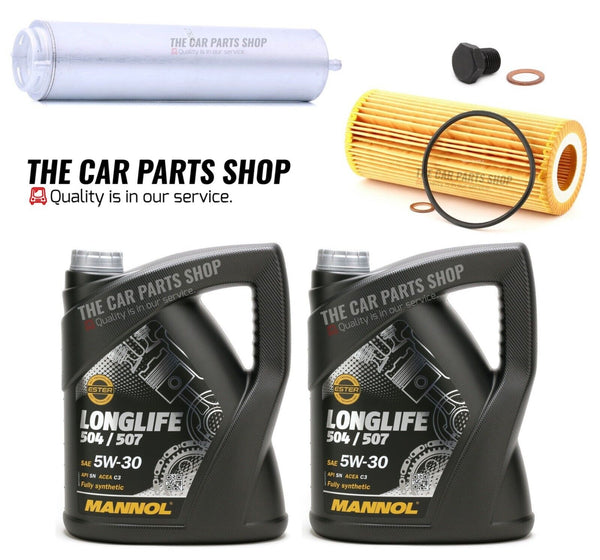 FOR BMW 335D E92 SERVICE KIT 10L ENGINE OIL AND OIL FILTER + FUEL FILTER KIT