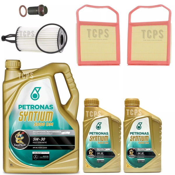 FOR MERCEDES C-CLASS AMG C43 3.0 C205 SERVICE KIT 7L PETRONAS & AIR OIL FILTER