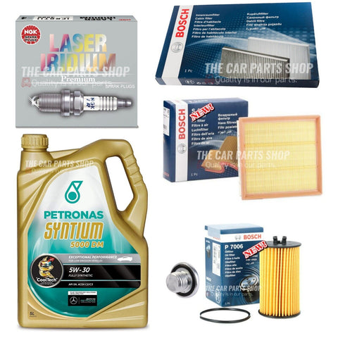 BOSCH SERVICE KIT TO FIT VAUXHALL CORSA E 1.2 PETRONAS & BOSCH FILTERS & PLUGS