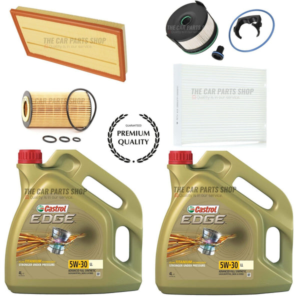 FULL SERVICE KIT FOR MERCEDES SPRINTER 314 CDI 2018 ONWARD + 8L CASTROL EDGE