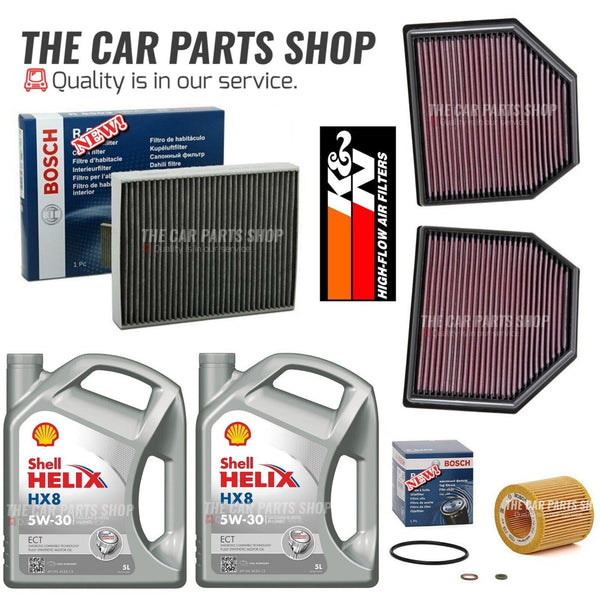 BOSCH SERVICE KIT PACKAGE FOR BMW M4 COMPETITION F82 WITH K & N AIR FILTERS