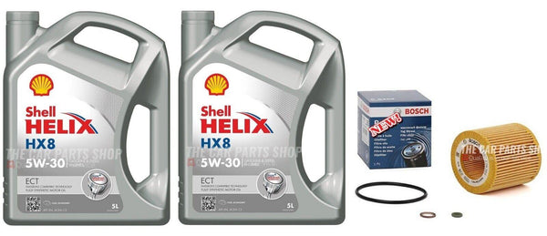 10L SHELL HX8 5W30 AND BOSCH FILTER BOSCH SERVICE KIT FOR BMW M4 COMPETITION F82