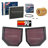 FOR BMW M3 F80 FULL BOSCH SERVICE FILTERS KIT K & N AIR FILTERS BOSCH CABIN OIL