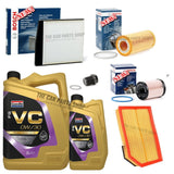 FOR VOLVO XC90 2.4 D5 FULL BOSCH SERVICE KIT + 6L GRANVILLE 0W30 ENGINE OIL
