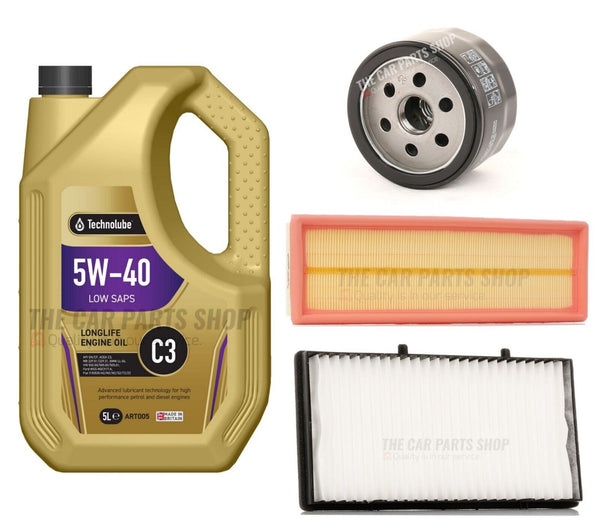 FITS VAUXHALL VIVARO 1.9 CDTI 01-06 SERVICE KIT 5L 5W40 OIL + POLLEN AIR OIL