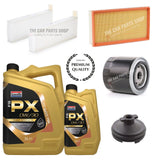 FOR CITROEN C4 GRAND PICASSO 1.6 HDI SERVICE KIT 6L 0W30 & AIR OIL CABIN PLUG