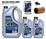 FOR JAGUAR XF 3.0 TDCI V6 MK1 BOSCH SERVICE KIT 7L C1 5W30 & BOSCH OIL FILTER