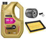 FOR TOYOTA AYGO VVT-I X-PLAY 1KR-FE SERVICE KIT NEW AIR OIL FILTER & 5L 5W-30