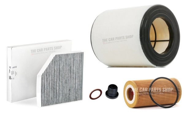 FILTER SERVICE KIT AIR, OIL AND CABIN FILTER FOR AUDI A6 AVANT 3.0 TDI MK4