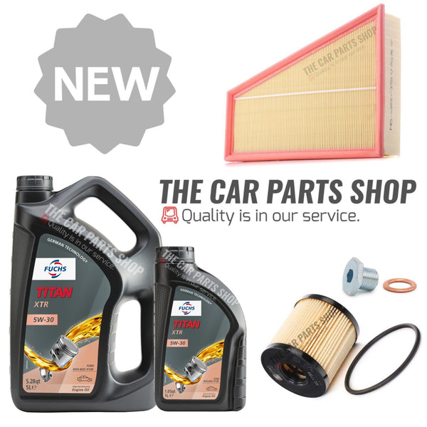 FITS FORD GALAXY 2.0 TDCI MK3 SERVICE KIT OIL FILTER AIR FILTER & FUCHS XTR 6L