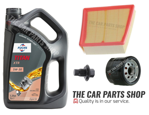 FITS FORD KA+ 1.2 TI-VCT MK3 PETROL SERVICE KIT OIL & AIR FILTER & FUCHS XTR 5L