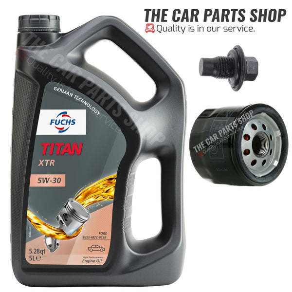 FITS FORD KA+ 1.2 TI-VCT MK3 PETROL SERVICE KIT 5L FUCHS XTR AND OIL FILTER NEW