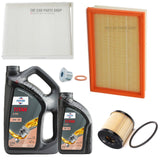 FOR FORD FOCUS GHIA 2.0 DIESEL SERVICE KIT 6L FUCHS XTR + AIR OIL CABIN FILTER