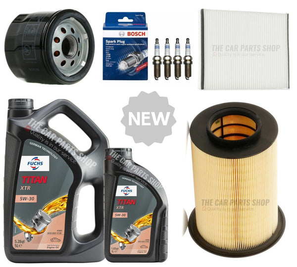 FULL SERVICE KIT FOR FORD FOCUS ST-3 2.0 PETROL MK3 WITH BOSCH SPARK PLUGS X 4