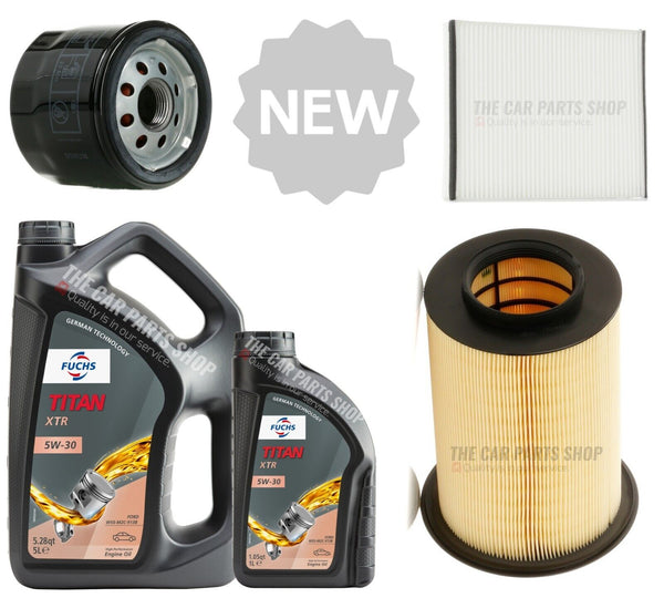 6L XTR & AIR OIL CABIN SERVICE KIT FOR FORD FOCUS ST-3 2.0 PETROL MK3