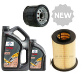 AIR OIL FILTER & 6L FUCHS XTR SERVICE KIT FOR FORD FOCUS ST-3 2.0 PETROL MK3