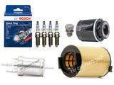 FILTER SERVICE KIT & BOSCH SPARK PLUGS FOR AUDI A3 1.2 TFSI MK2 8P