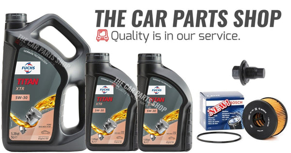 FOR FORD TRANSIT 2.4 TDDI BOSCH SERVICE KIT 7 LITRES FUCHS XTR 5W30 & FILTER OE