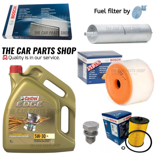 COMPLETE BOSCH SERVICE KIT FOR AUDI A6 2.0 TDI BLACK EDITION MK4 (4G)