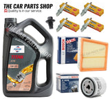 BOSCH AIR OIL FILTER NGK PLUGS TO FIT FORD FIESTA 1.2 PETROL MK7 SERVICE KIT