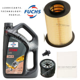 FITS FORD FOCUS 1.6 PETROL MK2 SERVICE KIT 5L FUCHS XTR 5W30 + AIR OIL POLLEN