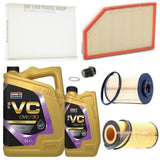 FOR VOLVO V60 D3 R-DESIGN SERVICE KIT 6L 0W30 & ALL NEW FILTERS KIT