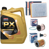 FOR PEUGEOT PARTNER 1.6 DIESEL 2015  BOSCH SERVICE KIT 5L 0W30 & AIR OIL FUEL