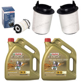 FOR AUDI R8 4.2 FSI QUATTRO SERVICE KIT 10L CASTROL & AIR OIL FILTER