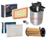 FOR NISSAN QASHQAI +2 1.6 DCI J10 COMPLETE SERVICE FILTER KIT BOSCH FILTERS NEW