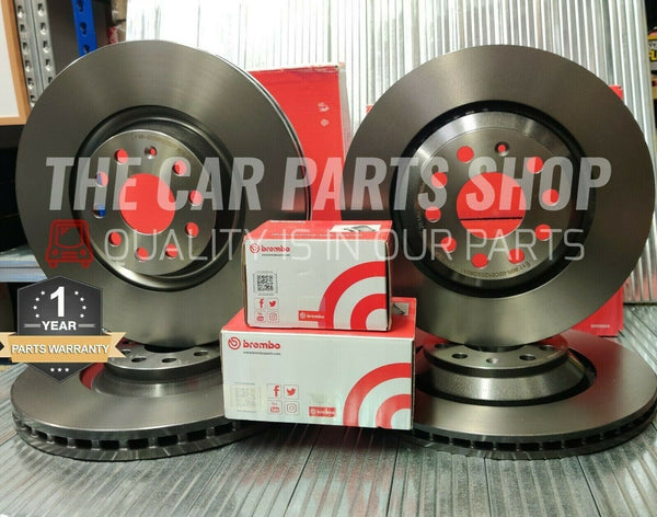FOR AUDI A3 3.2 VR6 MK2 8P FRONT & REAR BREMBO BRAKE DISCS & PADS SETS NEW