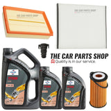 SERVICE KIT FOR FORD TRANSIT CONNECT 1.5 TDCI MK2 WITH 7L FUCHS XTR 5W30