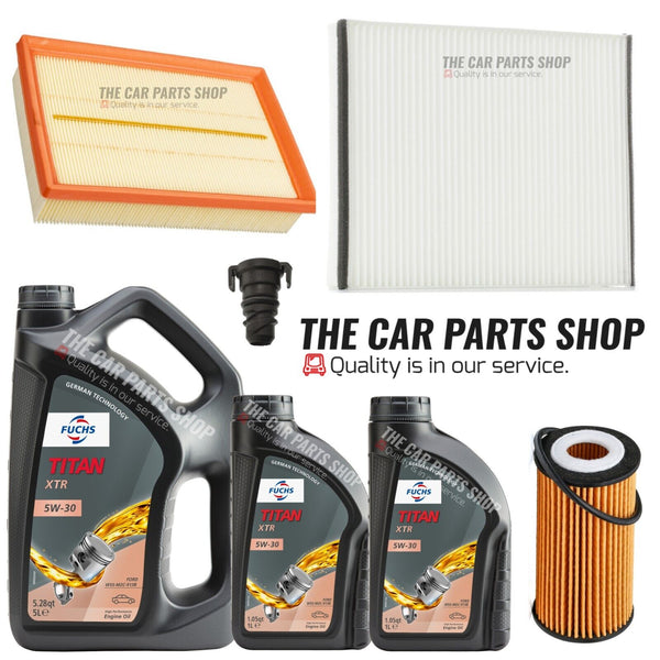 SERVICE KIT FOR FORD TRANSIT CONNECT 1.5 TDCI MK2 WITH 7L FUCHS XTR 5W30