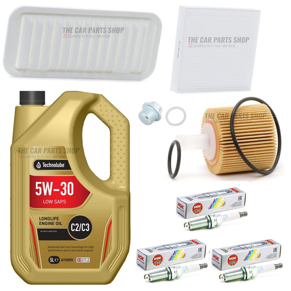 FULL SERVICE KIT FOR SUBARU JUSTY 1.0 1KR-FE MK4 WITH IRIDIUM PLUGS X 3