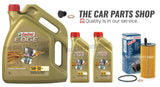 FOR BMW 330D 3.0 M-SPORT F30 BOSCH SERVICE KIT OIL FILTER & CASTROL 7L OIL