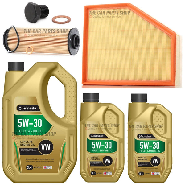 7L 5W30 & AIR OIL FILTER SERVICE KIT FOR BMW 5 SERIES 530D XDRIVE M SPORT G30